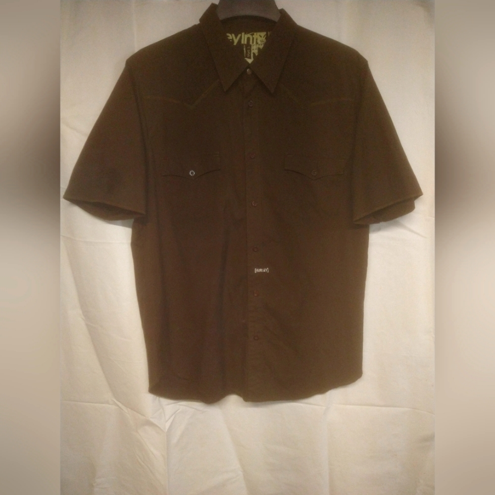 Mens LG Hurley button up shirt